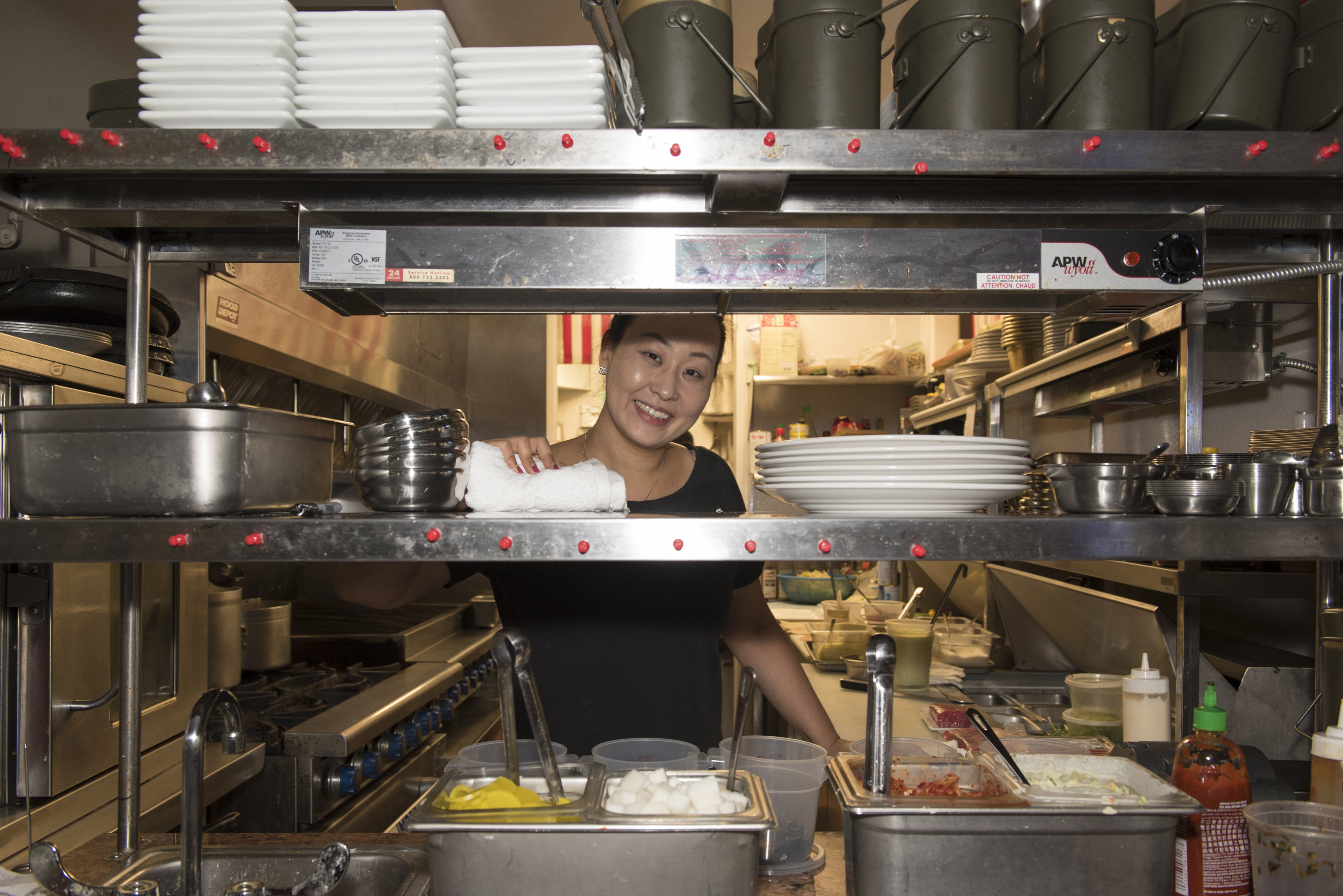 Owner of Gabose and Gabose Pocha, Susan working the kitchen for my dinner. You know an owners cares when she is cooking in the trenches with her staff.