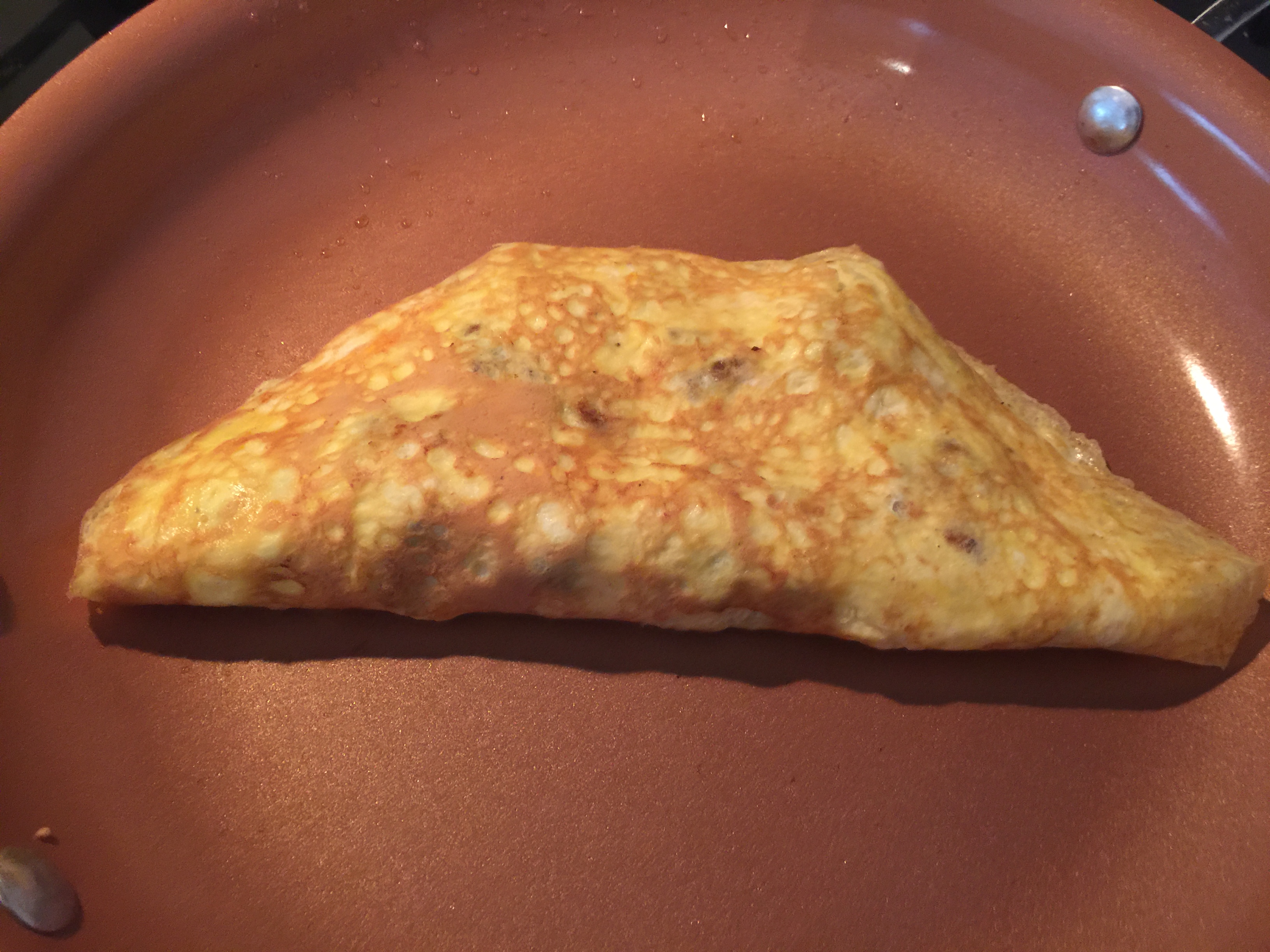 Steak and Cheese Omelet perfectly cooked