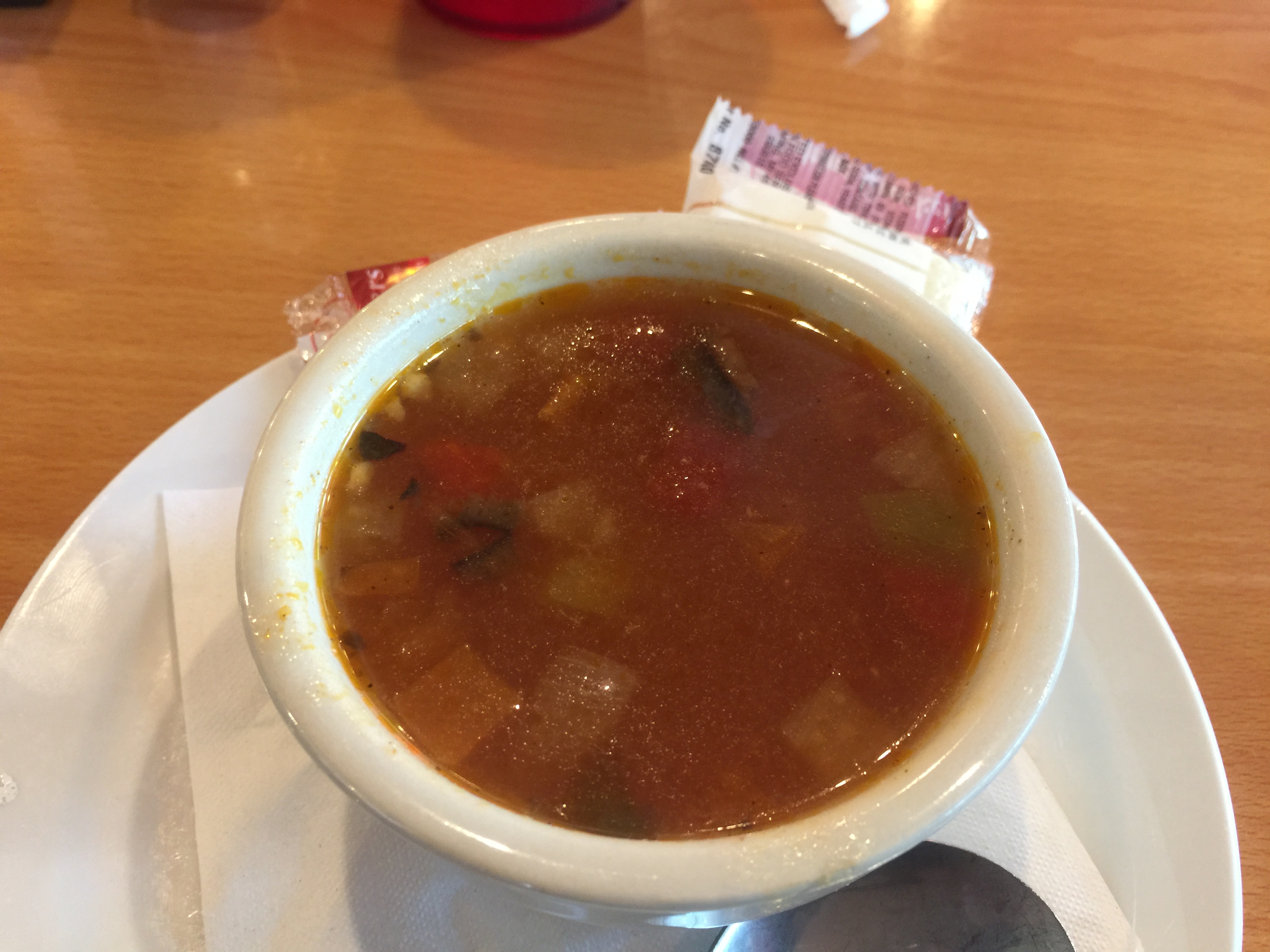 Chicken cacciatore soup