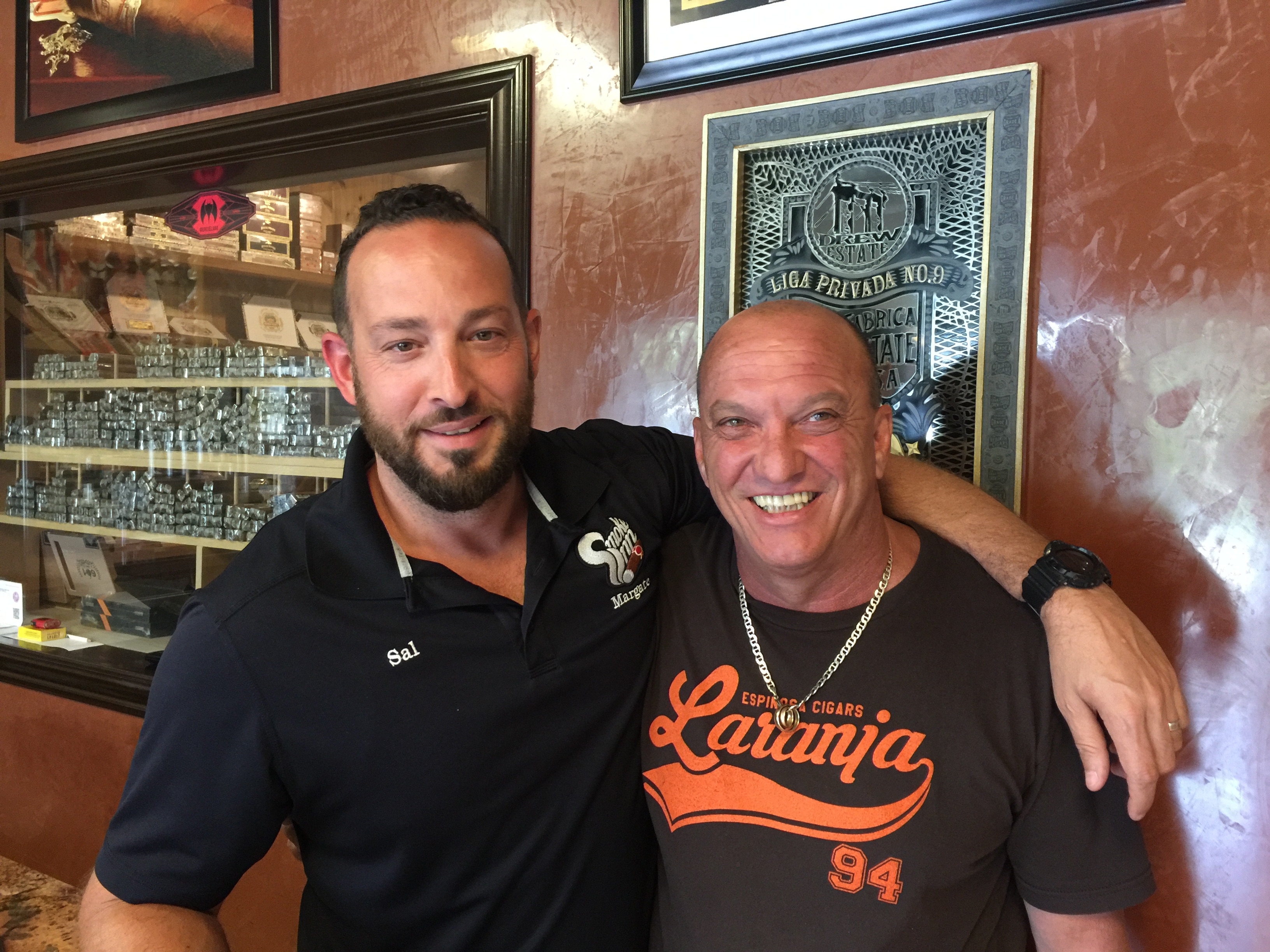 L to R- Owners Sal and Paulo
