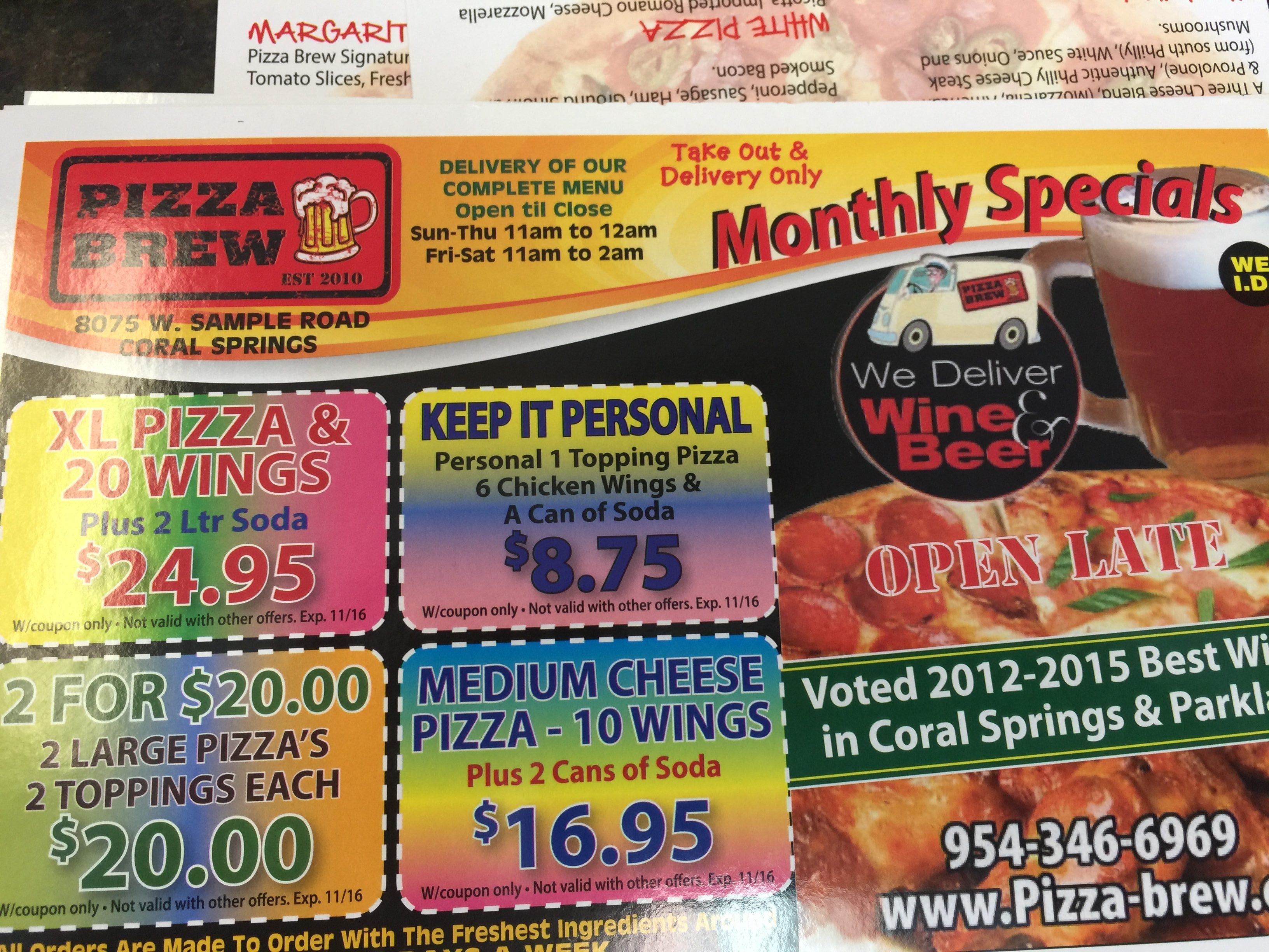 Different specials