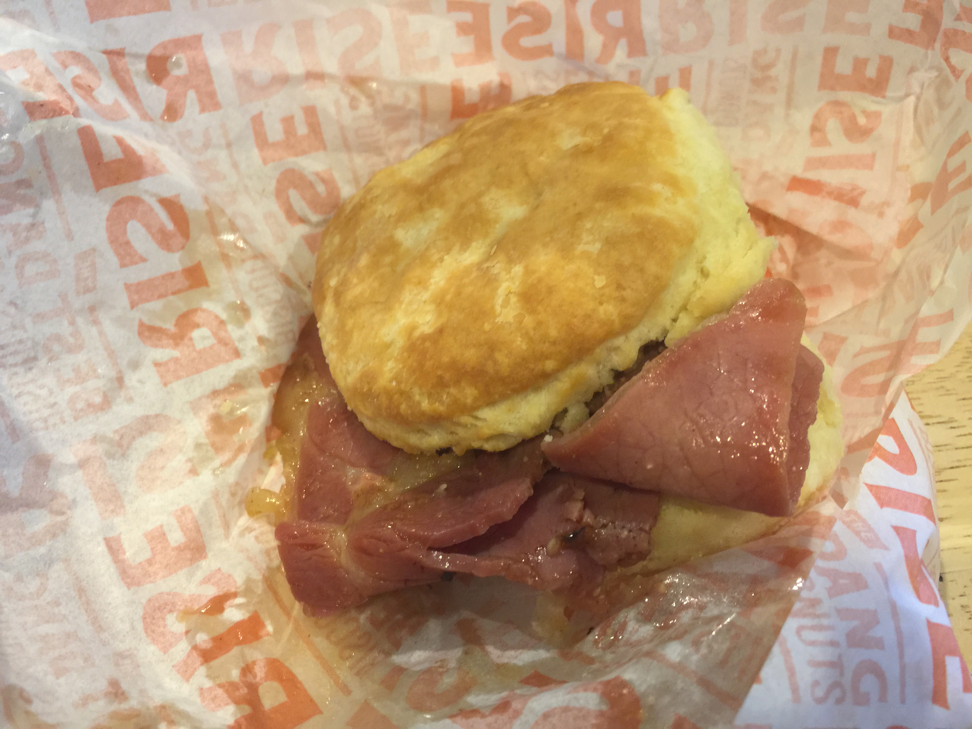 Salt Cured Ham Biscuit